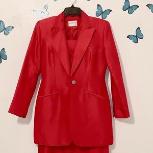 3 Piece 100% Silk Hugo Buscati Suit